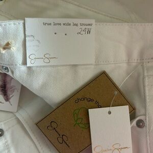 NWT Jessica Simpson true love wide leg trouser 24W